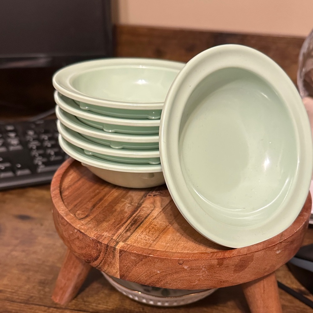 Vintage "Super Don-ite" Melamine bowls 4.5”